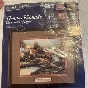 NWT THOMAS KINKADE LAMPLIGHT VILLAGE CROSS STITCH KIT